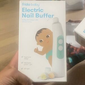 Frida Baby Electric Nail Buffer - White and Mint
